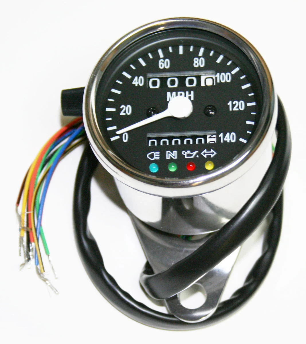 2:1 Mini Speedo (MPH) ~ Black Face - 60MPH=2240RPM