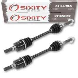 2 pc Sixity XT Front Left Right Axle for 2006-2009 Kubota 900 4X4 - RTV900G6