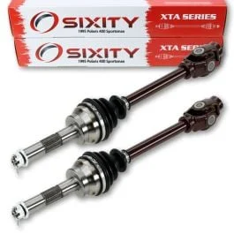 2 pc Sixity XTA Front Left Right Axles for 1995 Polaris 400 Sportsman 4X4