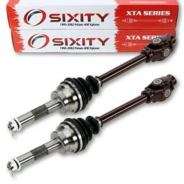 2 pc Sixity XTA Front Left Right Axles for 1999-2002 Polaris 400 Xplorer 4X4 - 2001 2000