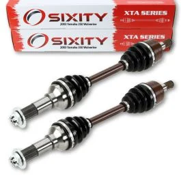 2 pc Sixity XTA Front Left Right Axles for 2003 Yamaha 350 Wolverine 4X4