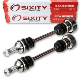 2 pc Sixity XTA Front Left Right Axles for 2006 Arctic Cat 700 4X4