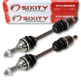 2 pc Sixity XTA Front Left Right Axles for 2008-2009 Suzuki 750 King Quad 4X4