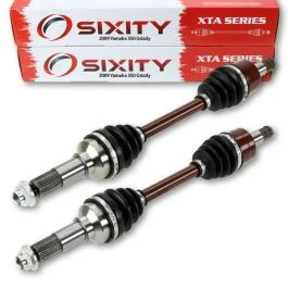 2 pc Sixity XTA Front Left Right Axles for 2009 Yamaha 350 Grizzly 4X4