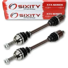 2 pc Sixity XTA Front Left Right Axles for 2010 Polaris 400 Ranger 4X4