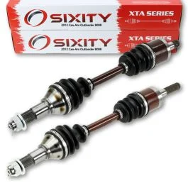 2 pc Sixity XTA Front Left Right Axles for 2012 Can-Am Outlander 800R 4X4