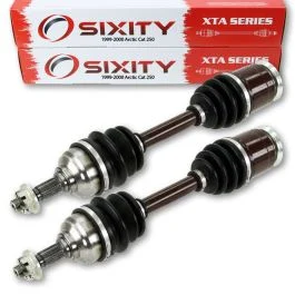 2 pc Sixity XTA Rear Left Right Axles for 1999-2000 Arctic Cat 250 2X4