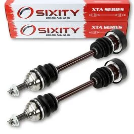 2 pc Sixity XTA Rear Left Right Axles for 2002-2003 Arctic Cat 400 2X4