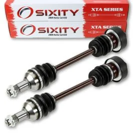 2 pc Sixity XTA Rear Left Right Axles for 2009 Arctic Cat 650 4X4