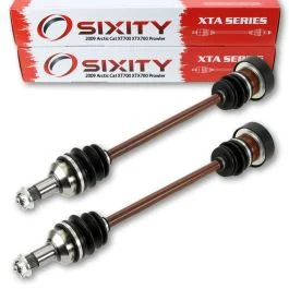 2 pc Sixity XTA Rear Left Right Axles for 2009 Arctic Cat XT700 / XTX700 Prowler 4X4
