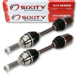 2 pc Sixity XTA Rear Left Right Axles for 2010 Polaris 500 Sportsman 4X4