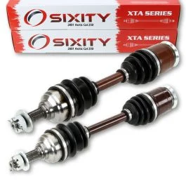 2 pc Sixity XTA Front Left Right Axles for 2001 Arctic Cat 250 4X4