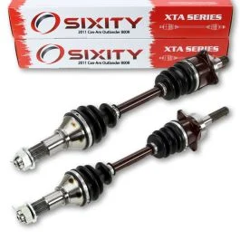 2 pc Sixity XTA Front Left Right Axles for 2011 Can-Am Outlander 800R 4X4