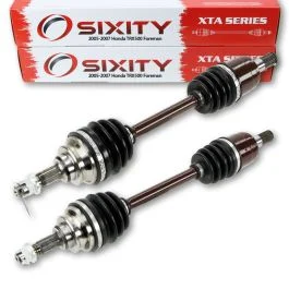 2 pc Sixity XTA Front Left Right Axles for 2005-2007 Honda TRX500 Foreman 4X4 - 2006