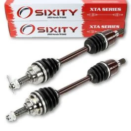2 pc Sixity XTA Front Left Right Axles for 2008 Honda TRX680 4X4