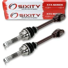 2 pc Sixity XTA Front Left Right Axles for 2000-2002 Polaris 325 Xpedition 4X4 - 2001