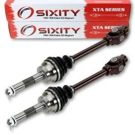 2 pc Sixity XTA Front Left Right Axles for 1996 Polaris 425 Magnum 4X4