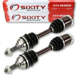 2 pc Sixity XTA Rear Left Right Axles for 1998-2001 Arctic Cat 300 4X4 - 2000 1999