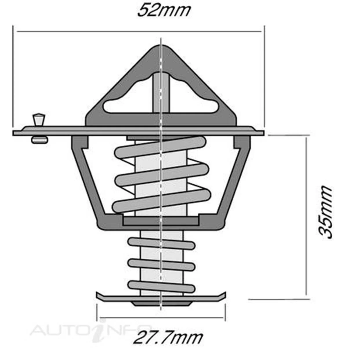 Tridon High Flow Thermostat - TT2042-180 | Supercheap Auto