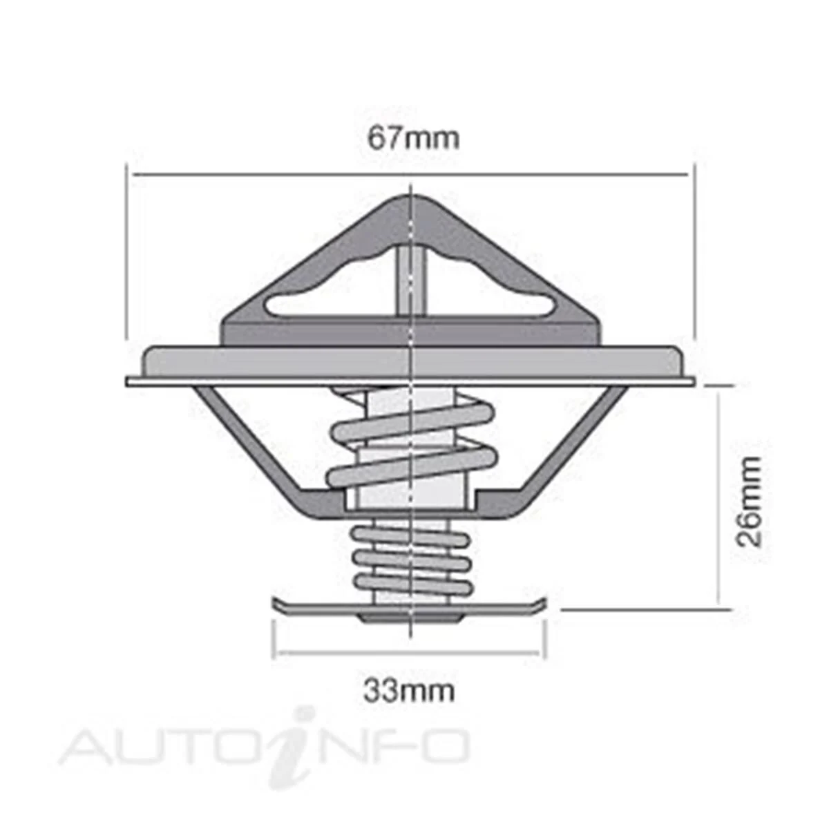 Tridon High Flow Thermostat - TT274-198 | Supercheap Auto