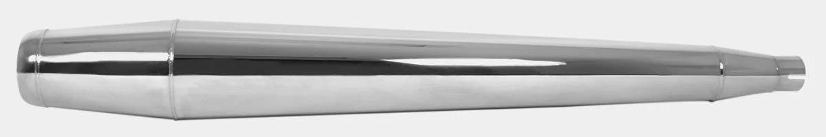 Chrome Triumph Cigar Style Muffler
