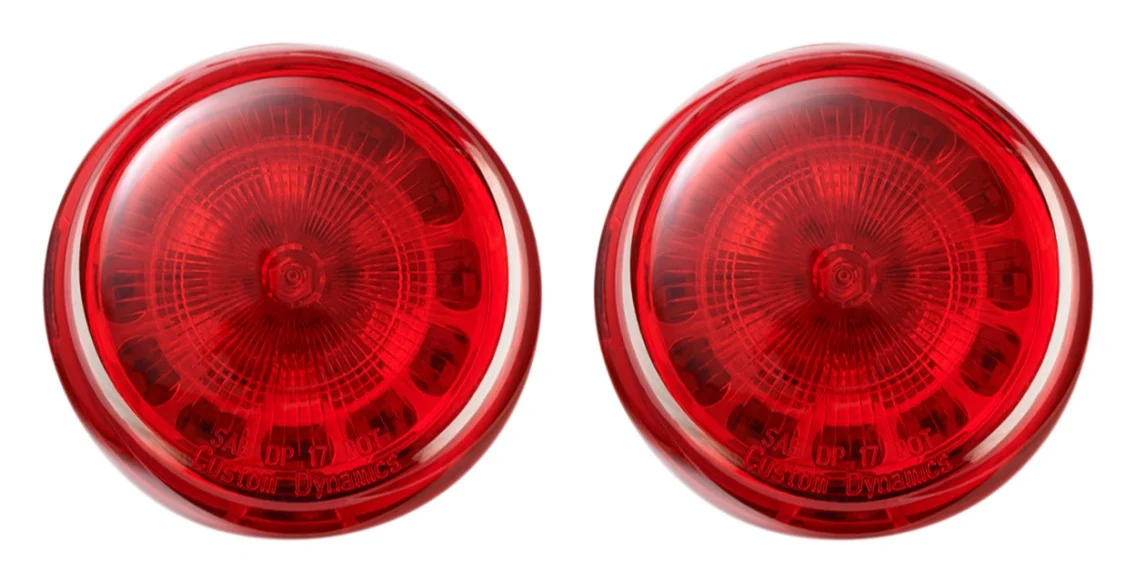 Custom Dynamics ProBEAM LED Rear 1157 Turn Signal Inserts For Harley 2007-2026
