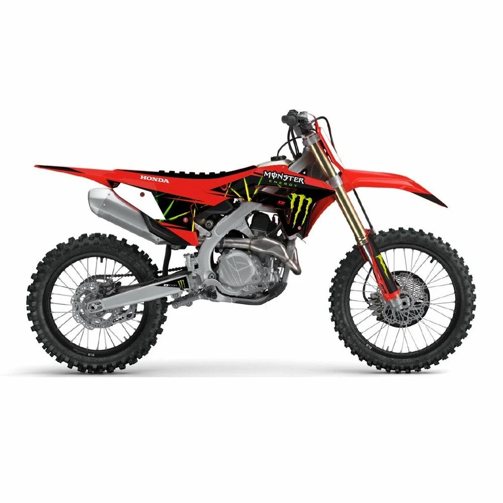 Dcor 20-10-136 Monster Energy Graphics Complete Kit - White