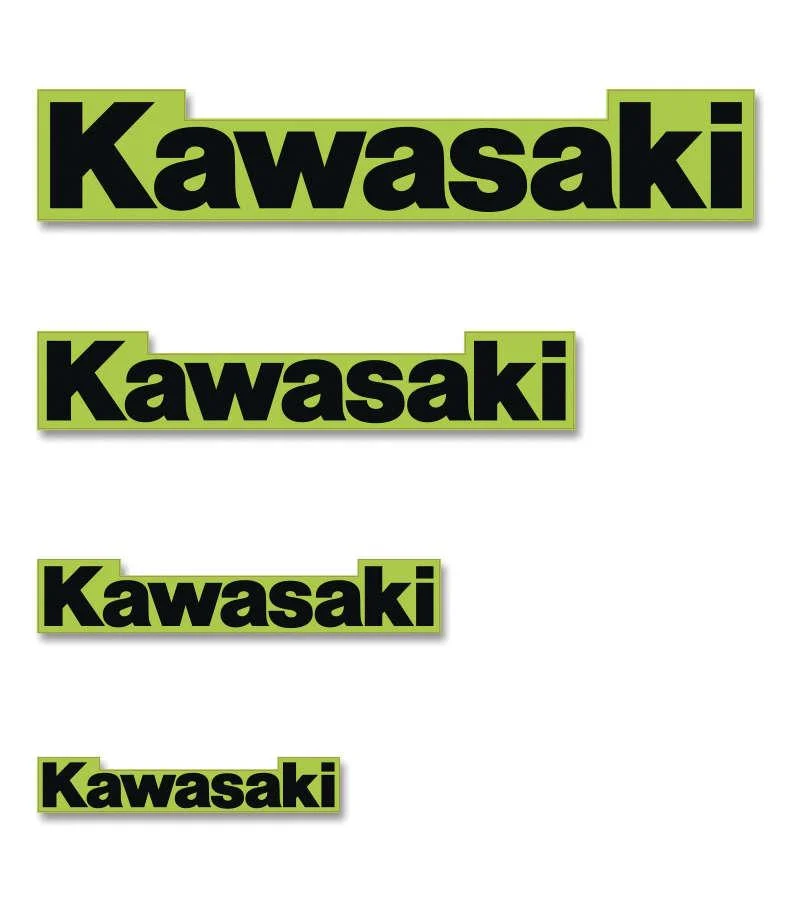 Dcor 40-20-148 Decal Pack - 48in. Logo - Kawasaki