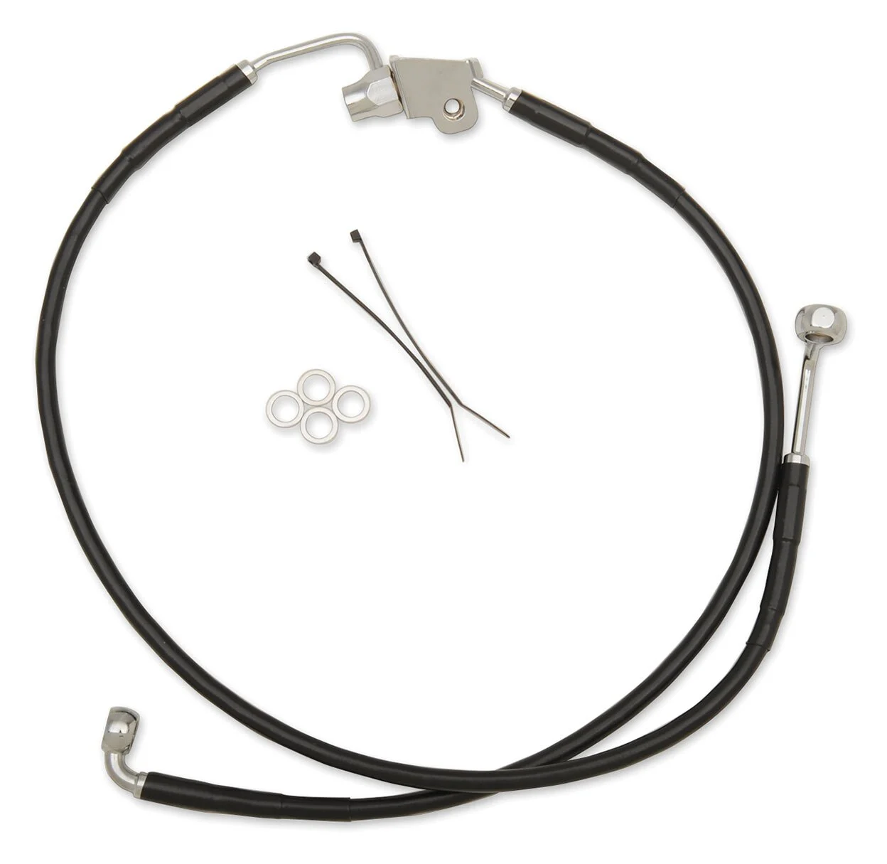 Drag Specialties Rear Brake Line Kit For Non-ABS Harley Touring 2008
