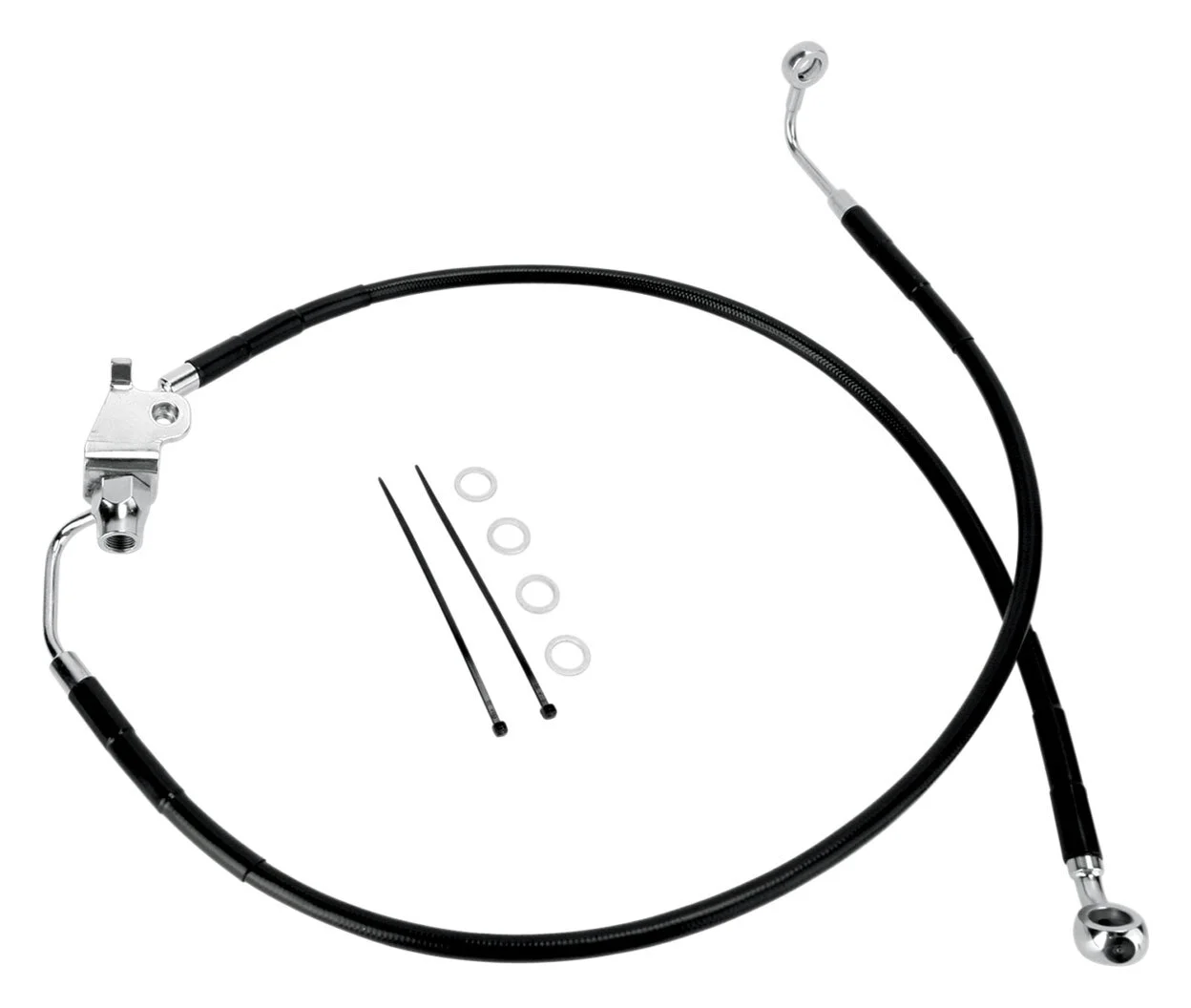 Drag Specialties Rear Brake Line Kit For Non-ABS Harley Sportster 2004-2013