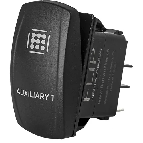 Flip Auxiliary 1 Rocker SwitchFlip Custom Standard Rocker Switch Auxiliary 1