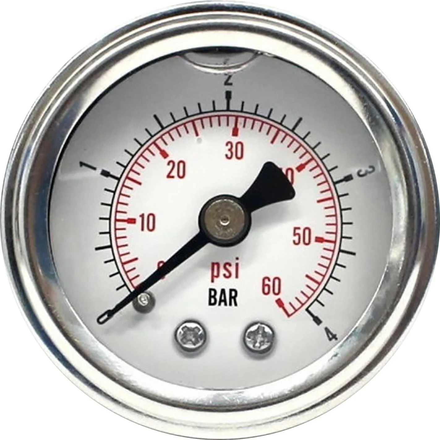 Harddrive 169702 Oil Pressure Gauge - 60 PSI - White
