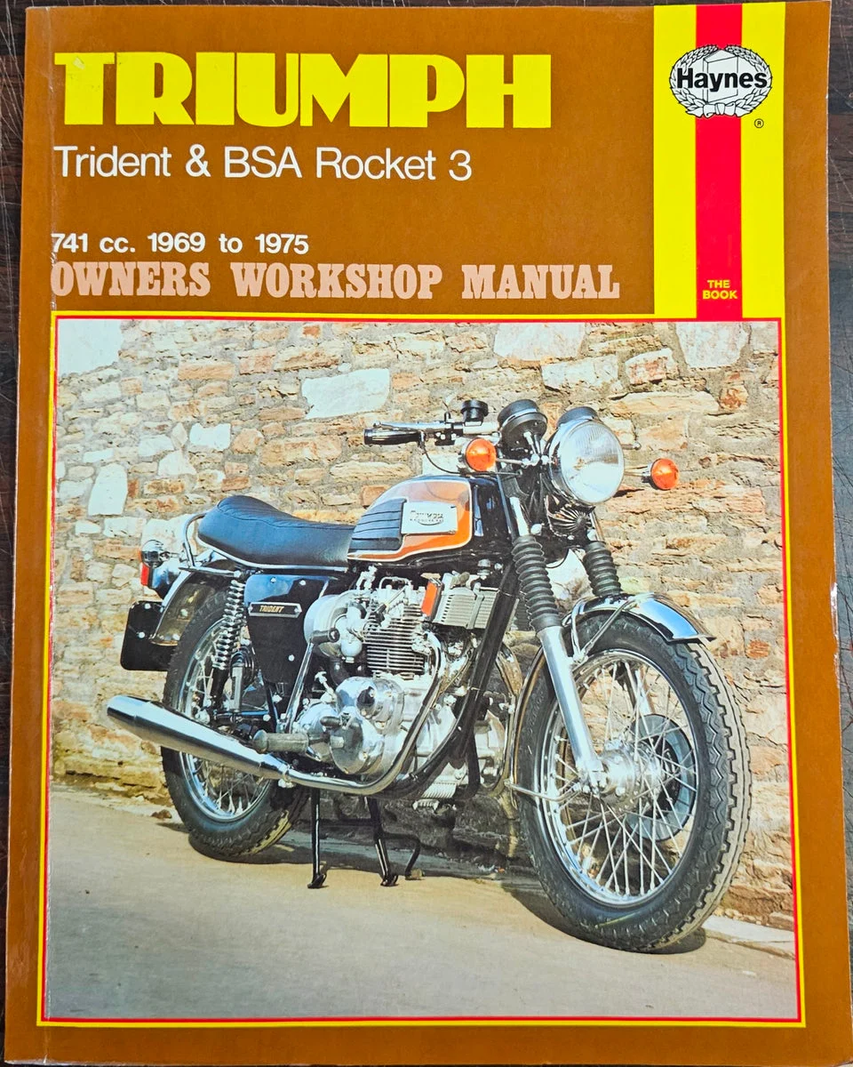 Haynes 1969-1975 Triumph Trident BSA Rocket III Owners Workshop Manual