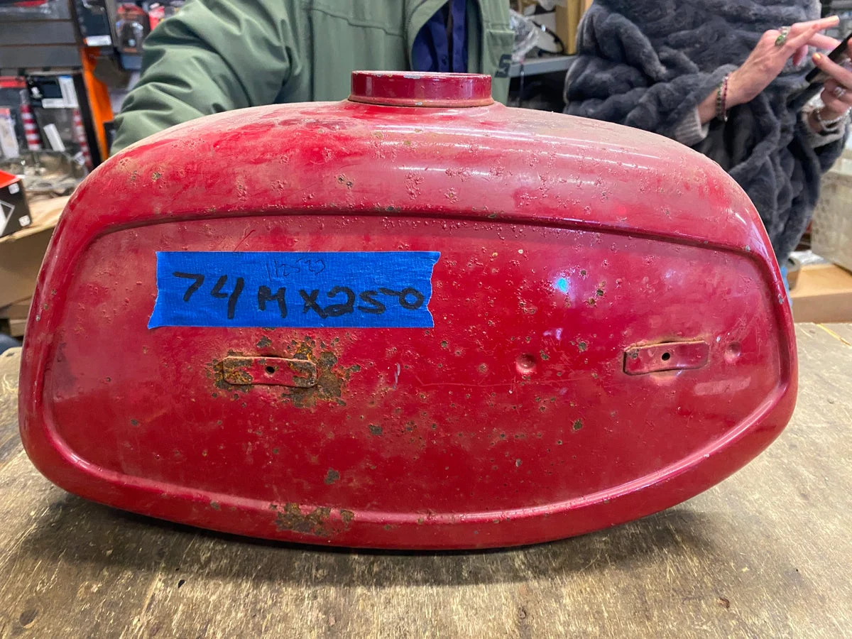NOS Gas Fuel Tank MZ 1974 mx250 Vtg Ahrma Dirt Street Bike
