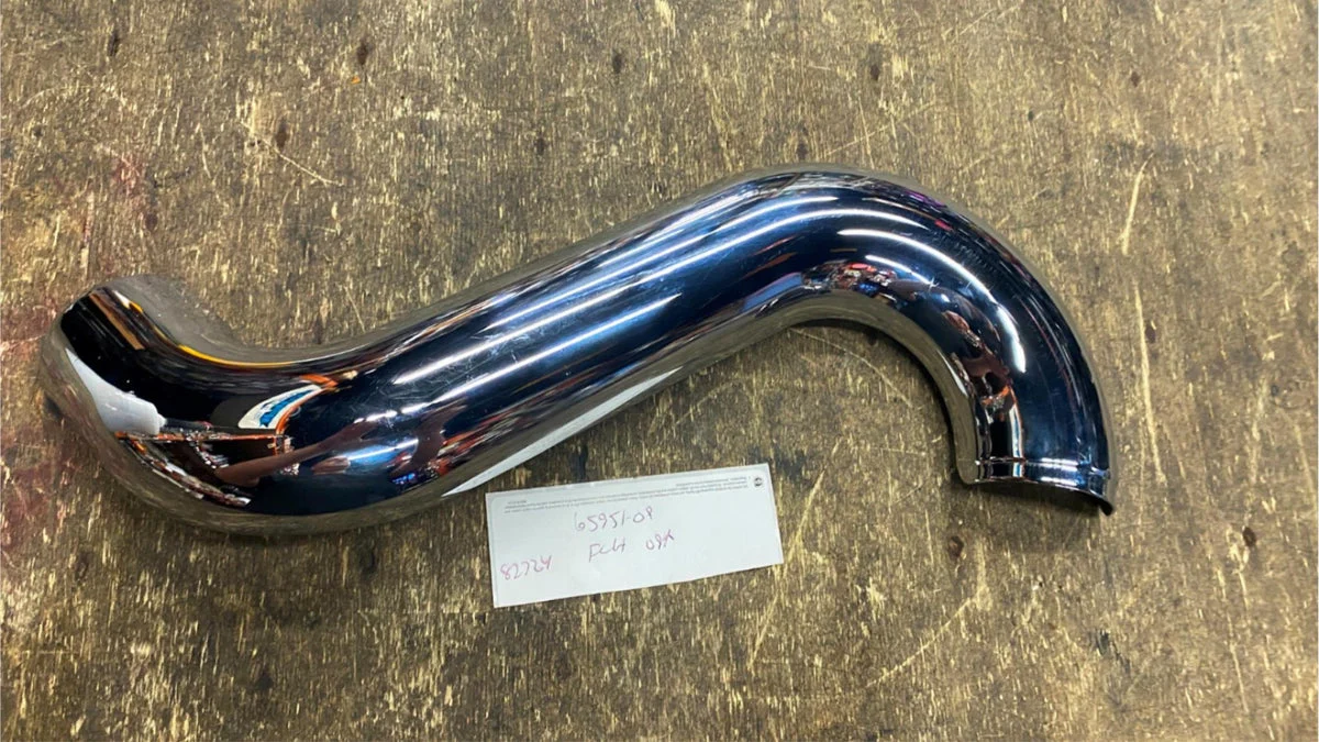 OEM 65951-09 Rear Exhaust Pipe Heat Shield HARLEY Touring FLH Street Road Glide