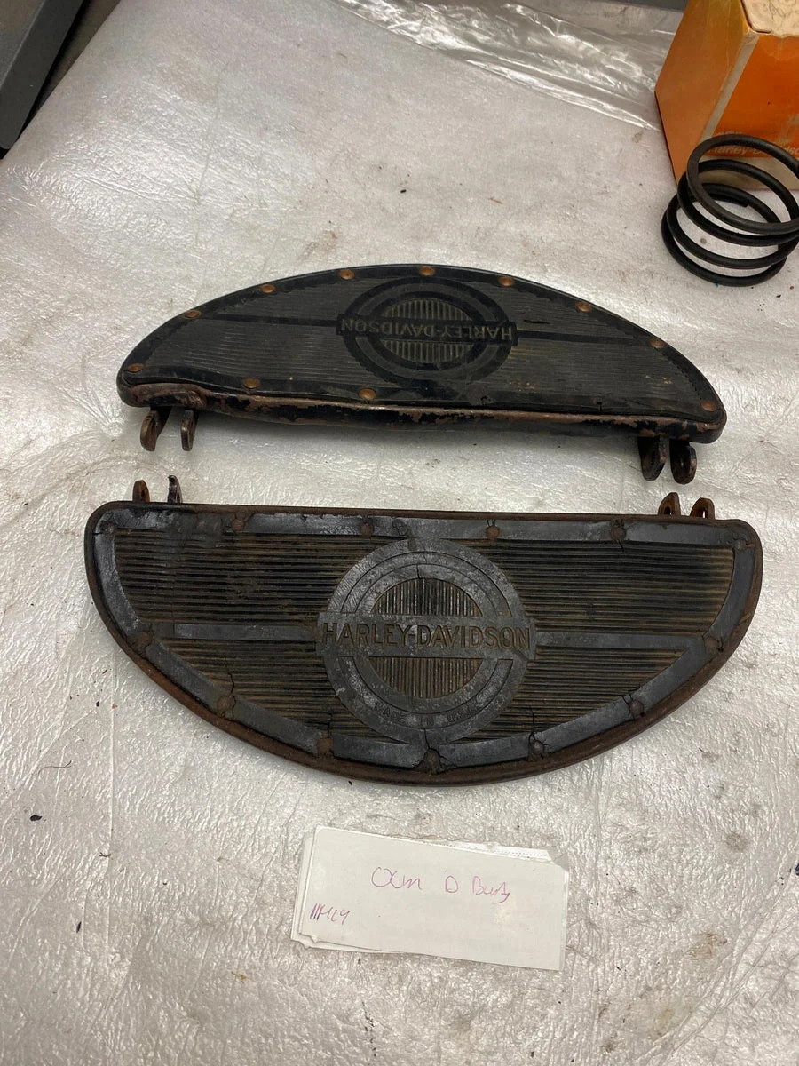 OEM Harley D Moon Boards Floorboards Knucklehead Panhead Flathead Original Facto